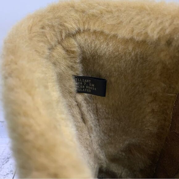 BRILLIANT Insulated Waterproof Suede leather lace up winter boots - Picture 7 of 11